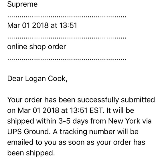 Supreme Drop 6 Panel Hat - Picture 2 of 3